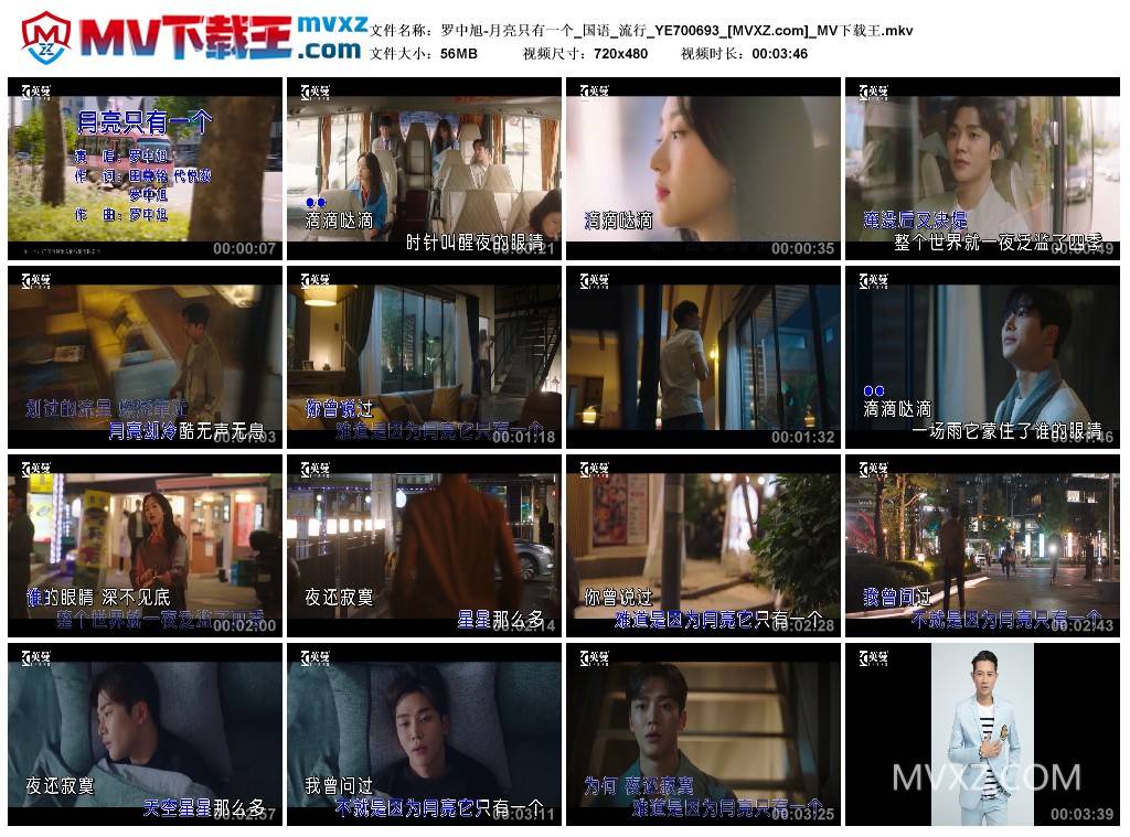 罗中旭-月亮只有一个_国语_流行_YE700693
